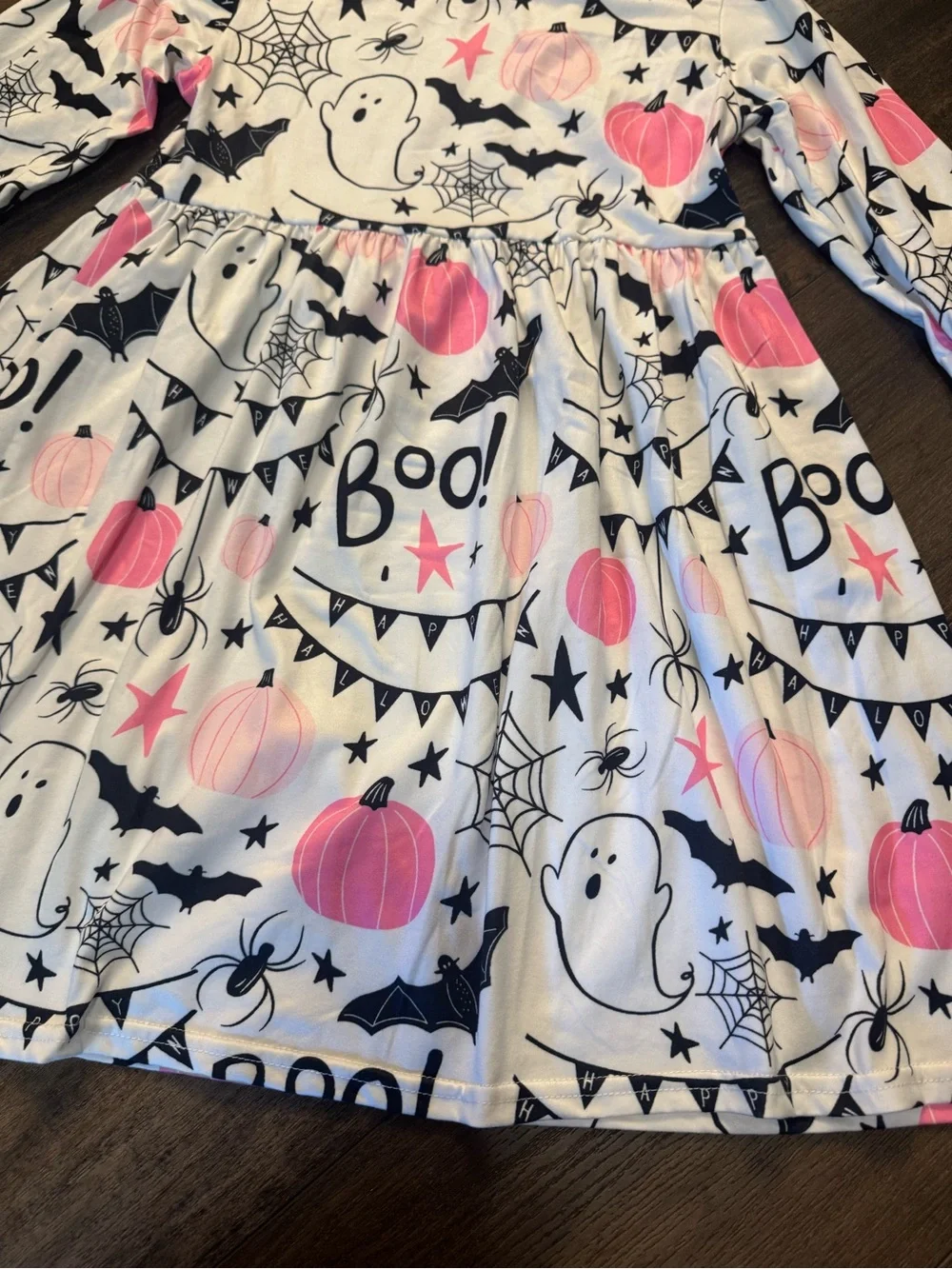 Boutique milk silk Halloween ghost dress size 10/12